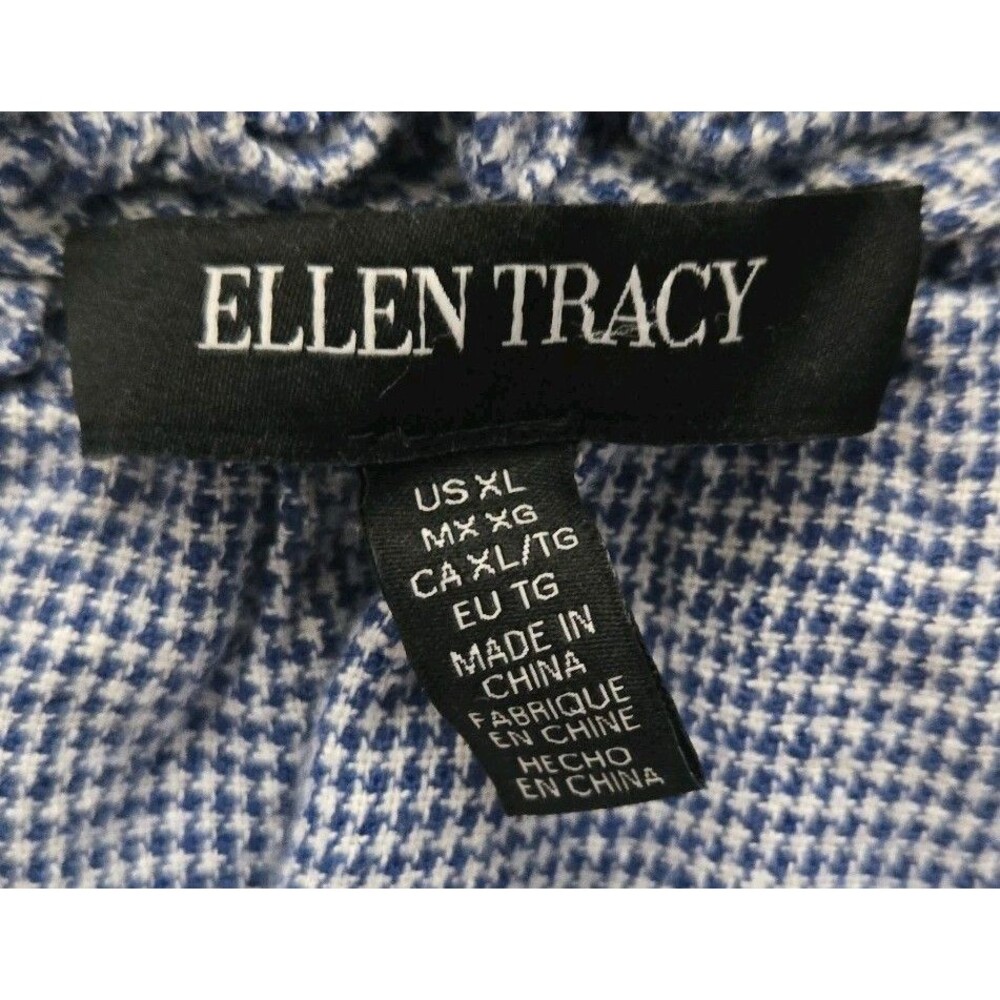 Ellen Tracy Sleeveless Top Blouse Womens XL Plus Size Casual Designer Shirt - Picture 2 of 8